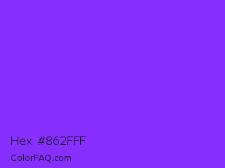 Hex #862fff Color Image