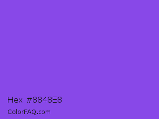 Hex #8848e8 Color Image
