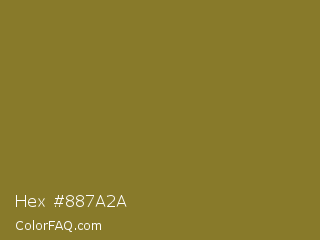 Hex #887a2a Color Image