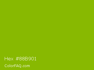 Hex #88b901 Color Image