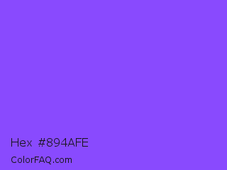 Hex #894afe Color Image