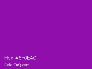 Hex #8f0eac Color Image