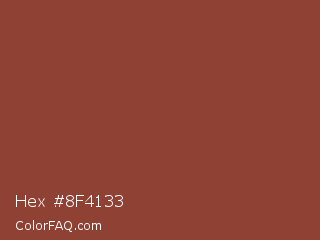 Hex #8f4133 Color Image