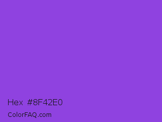 Hex #8f42e0 Color Image