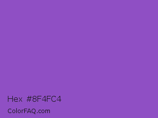 Hex #8f4fc4 Color Image