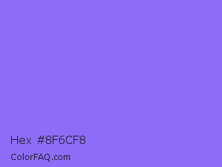 Hex #8f6cf8 Color Image