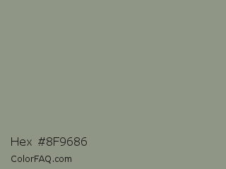 Hex #8f9686 Color Image