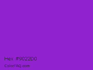 Hex #9022d0 Color Image