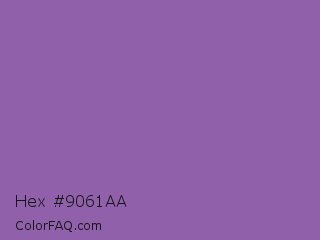 Hex #9061aa Color Image