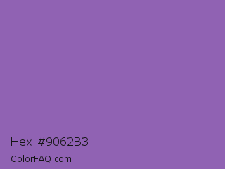 Hex #9062b3 Color Image