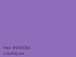 Hex #906cba Color Image