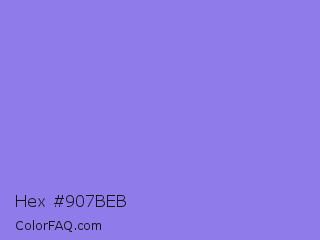 Hex #907beb Color Image