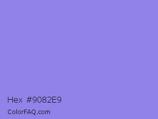 Hex #9082e9 Color Image