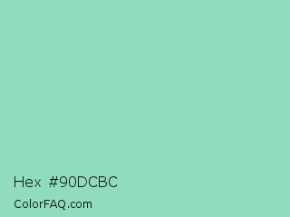 Hex #90dcbc Color Image