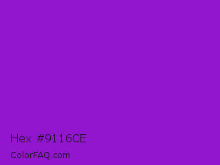 Hex #9116ce Color Image