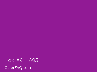Hex #911a95 Color Image