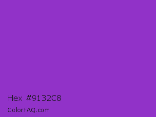 Hex #9132c8 Color Image