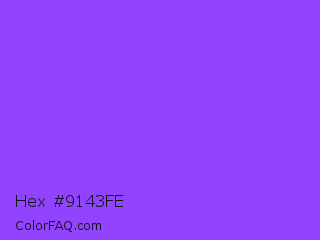 Hex #9143fe Color Image