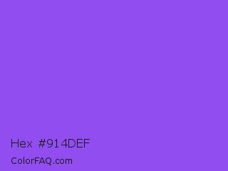 Hex #914def Color Image