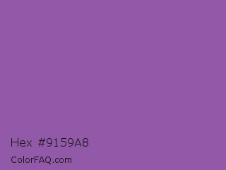 Hex #9159a8 Color Image