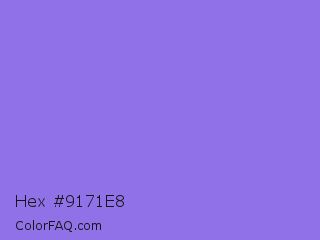 Hex #9171e8 Color Image