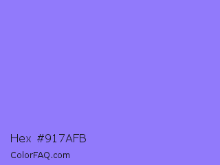 Hex #917afb Color Image