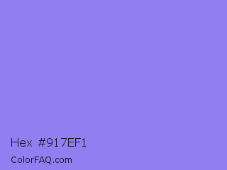 Hex #917ef1 Color Image