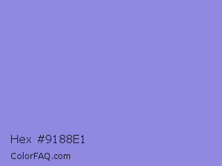 Hex #9188e1 Color Image