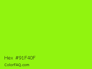 Hex #91f40f Color Image