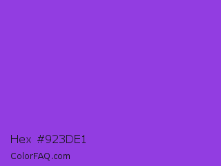 Hex #923de1 Color Image