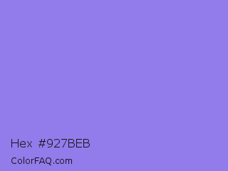 Hex #927beb Color Image