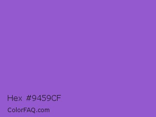 Hex #9459cf Color Image