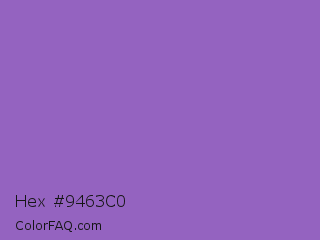 Hex #9463c0 Color Image