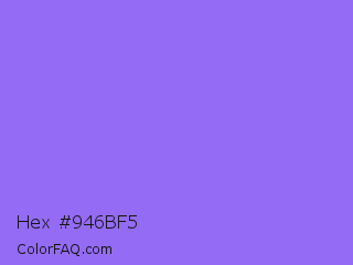 Hex #946bf5 Color Image