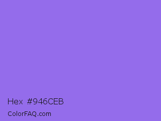 Hex #946ceb Color Image
