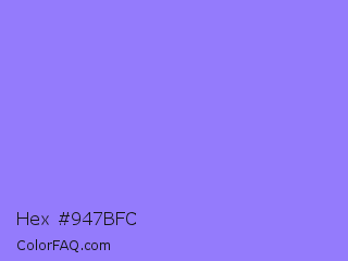 Hex #947bfc Color Image