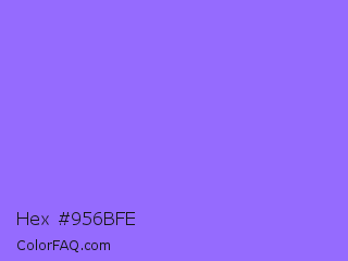 Hex #956bfe Color Image