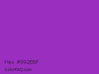 Hex #992ebf Color Image