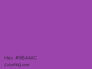 Hex #9b44ac Color Image