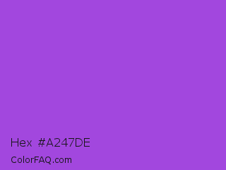 Hex #a247de Color Image