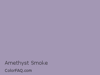 Hex #a397b4 Amethyst Smoke Color Image
