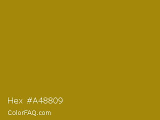 Hex #a48809 Color Image
