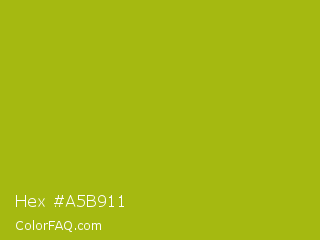 Hex #a5b911 Color Image