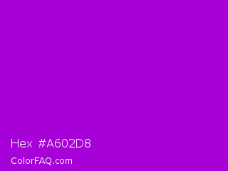 Hex #a602d8 Color Image