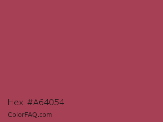 Hex #a64054 Color Image