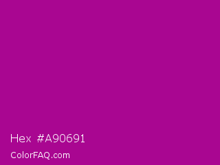 Hex #a90691 Color Image
