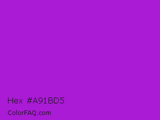 Hex #a91bd5 Color Image