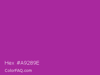 Hex #a9289e Color Image