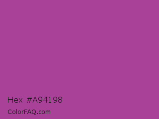 Hex #a94198 Color Image