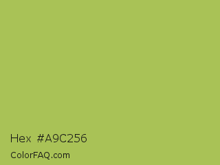 Hex #a9c256 Color Image